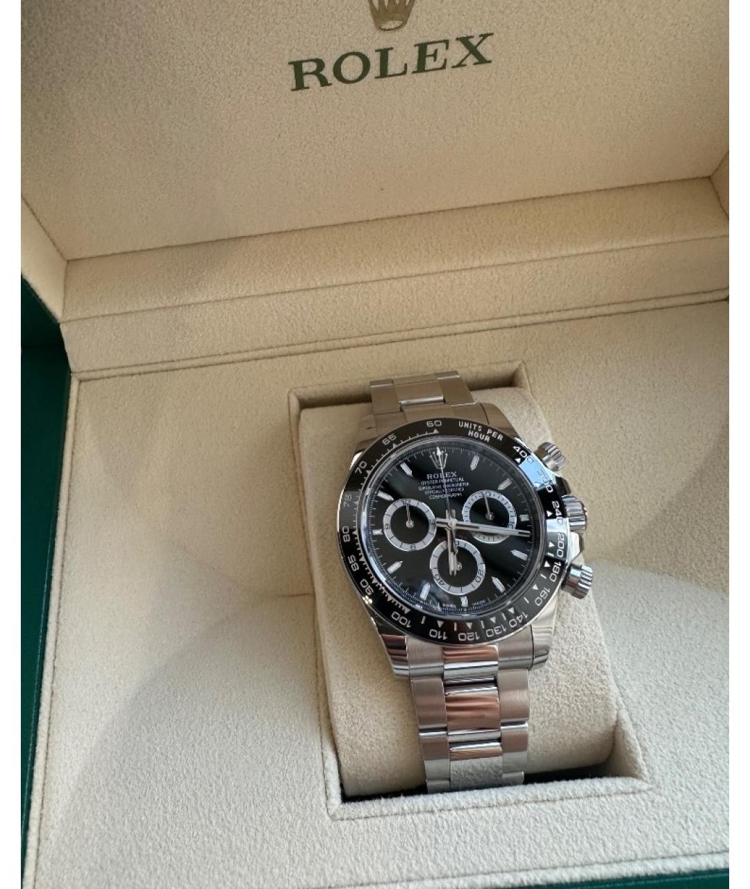 ROLEX Черные часы, фото 2