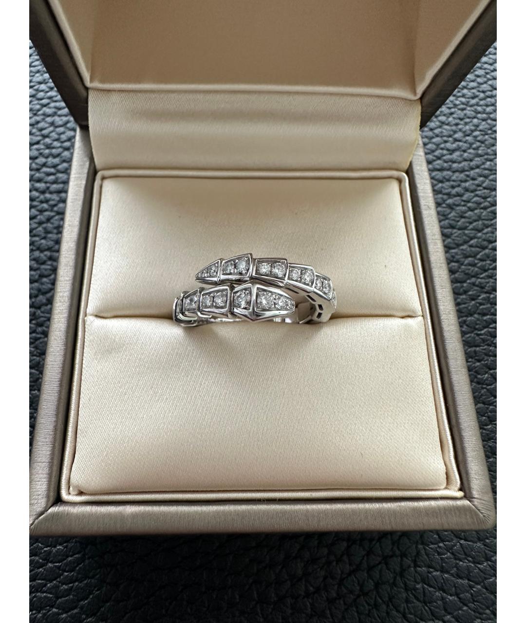 BVLGARI Серебряное кольцо из белого золота, фото 3