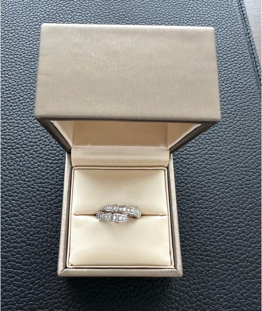 BVLGARI Серебряное кольцо из белого золота, фото 2