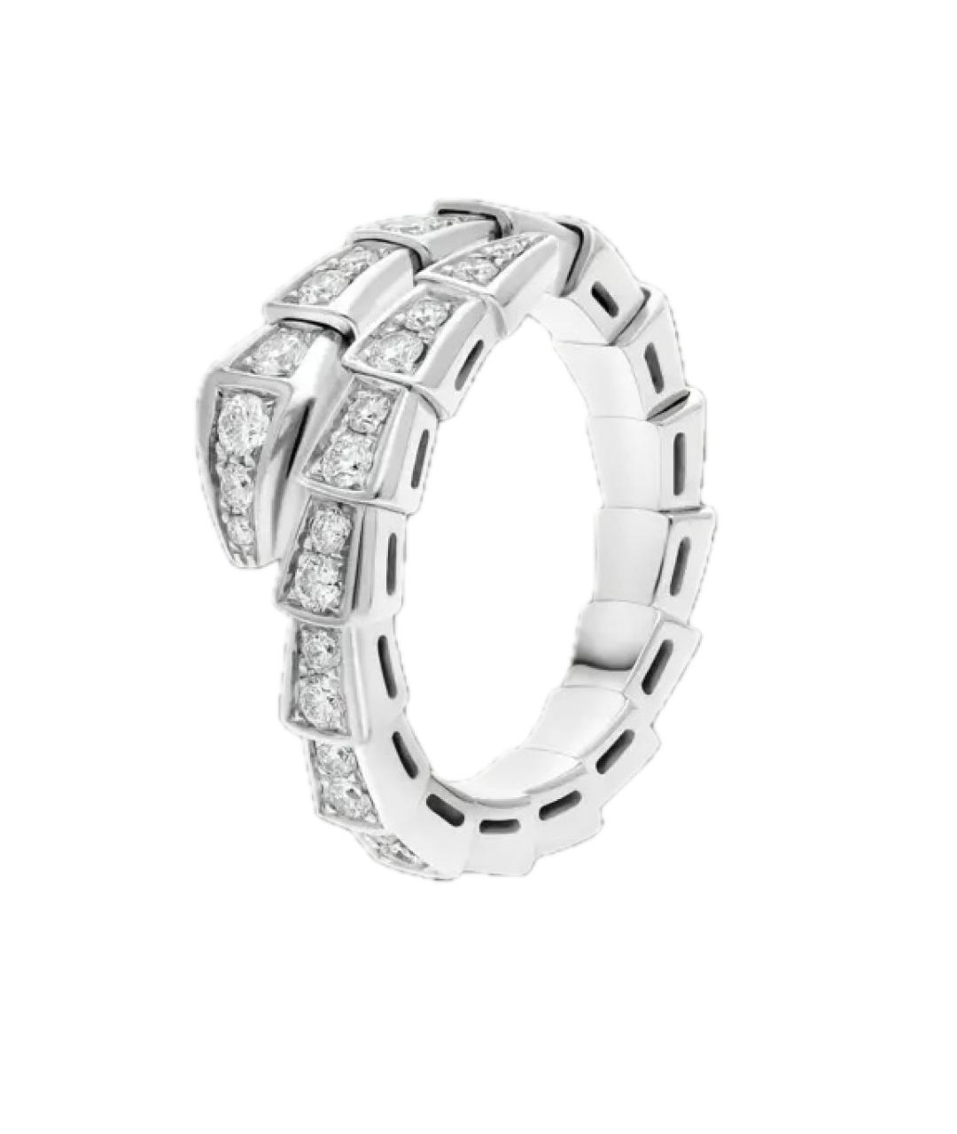 BVLGARI Серебряное кольцо из белого золота, фото 1