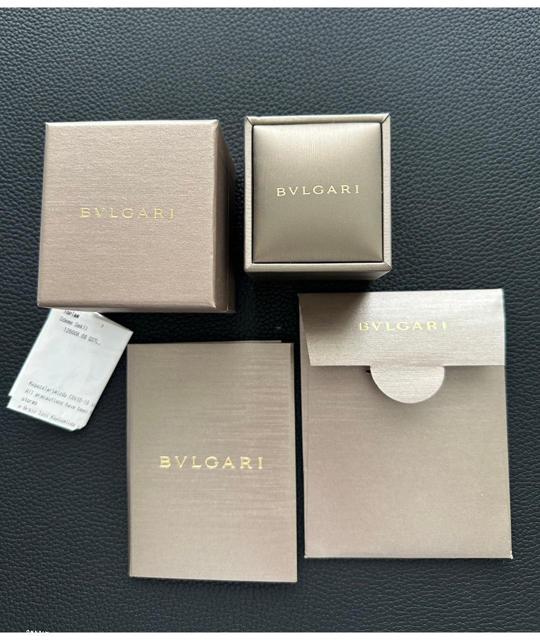 BVLGARI Серебряное кольцо из белого золота, фото 7