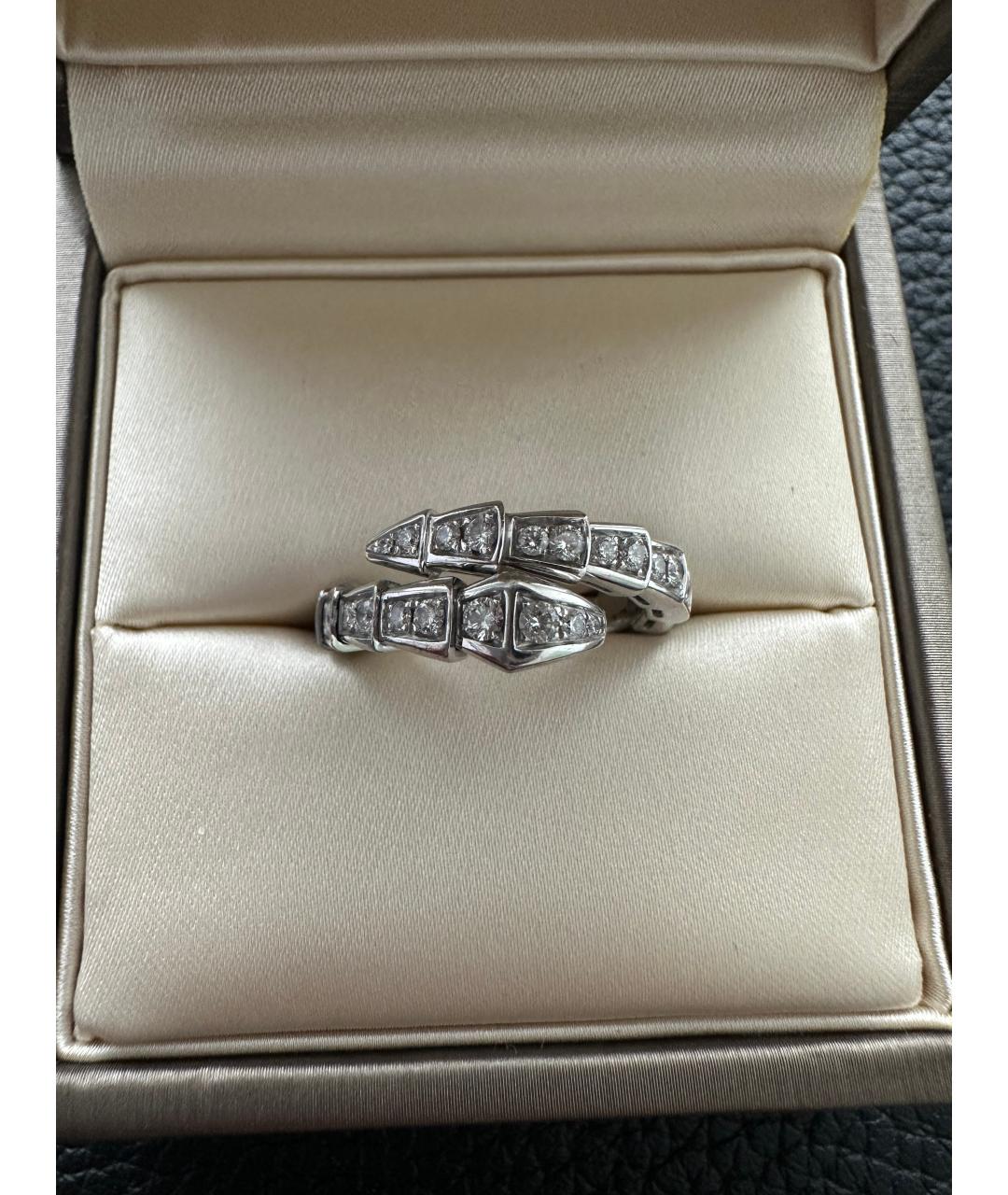 BVLGARI Серебряное кольцо из белого золота, фото 6