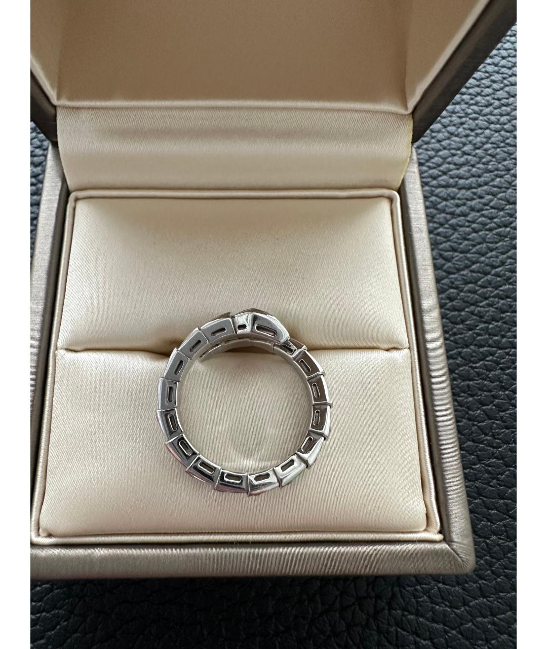 BVLGARI Серебряное кольцо из белого золота, фото 4