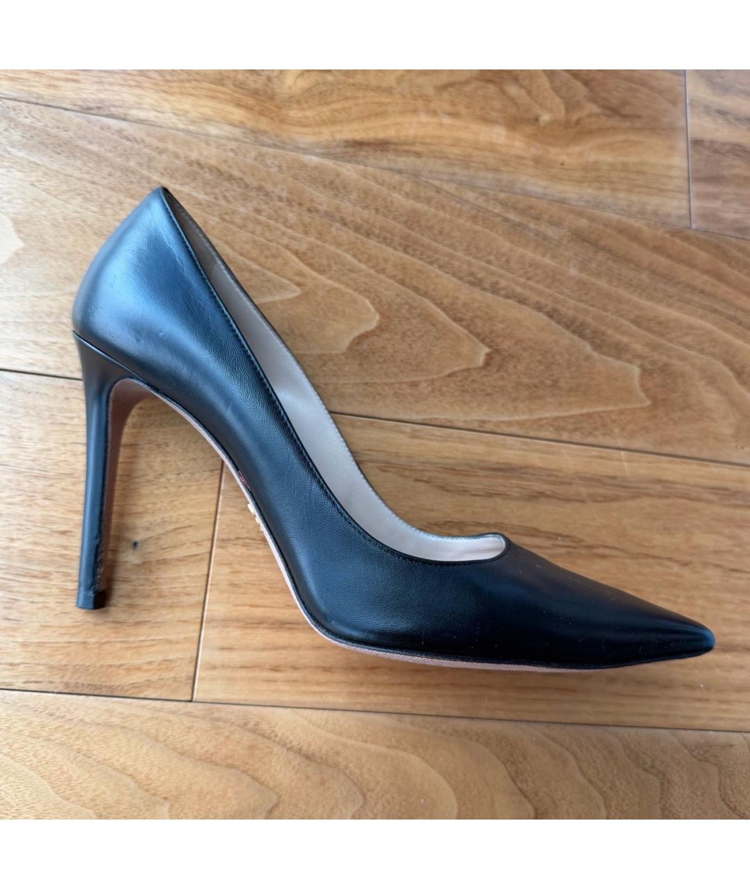 PRADA Черные кожаные туфли, фото 8