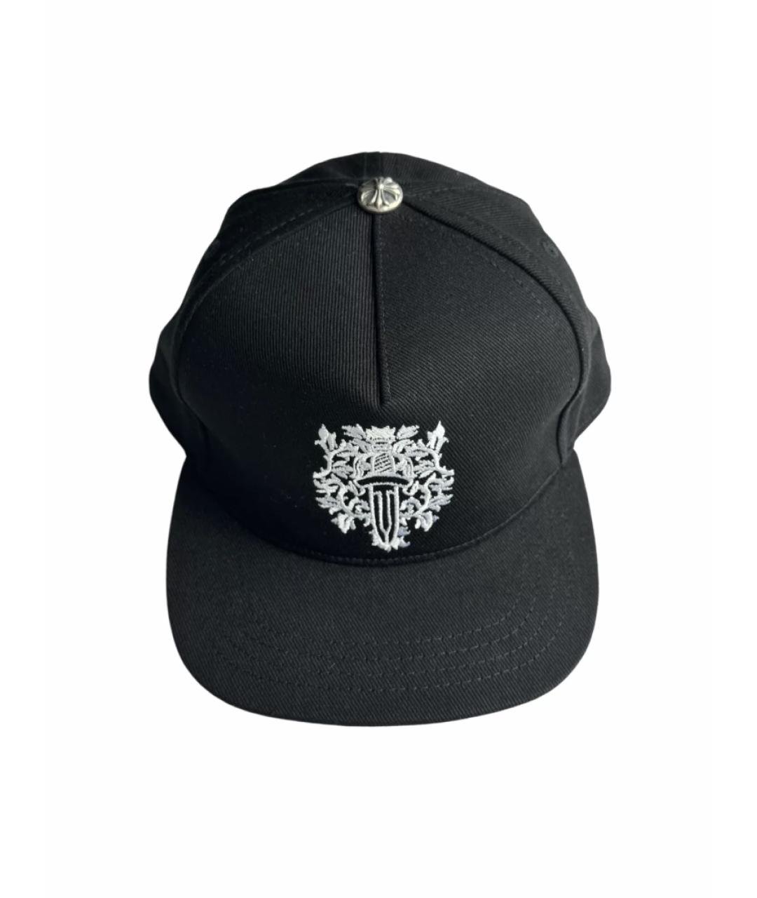 CHROME HEARTS Черная кепка/бейсболка, фото 3