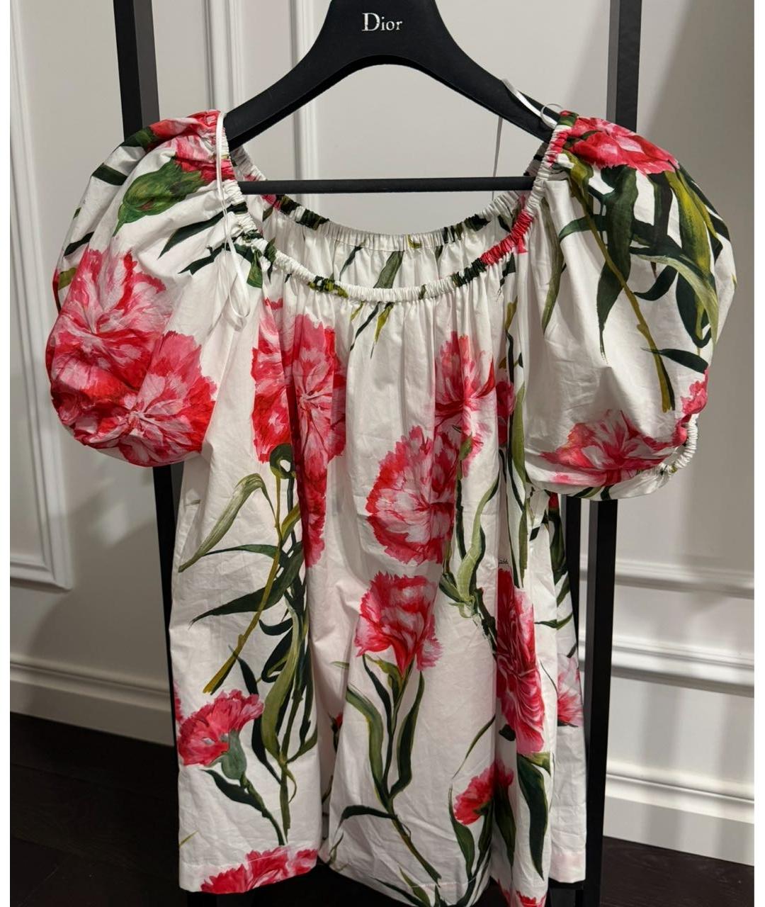 DOLCE&GABBANA Мульти хлопковая майка, фото 5