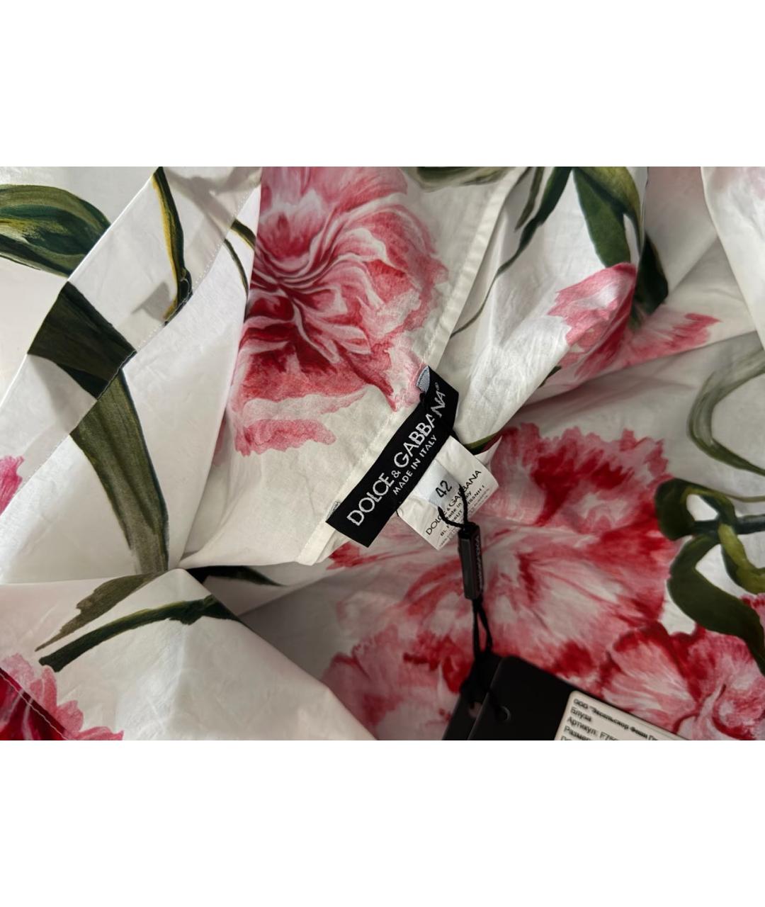 DOLCE&GABBANA Мульти хлопковая майка, фото 3