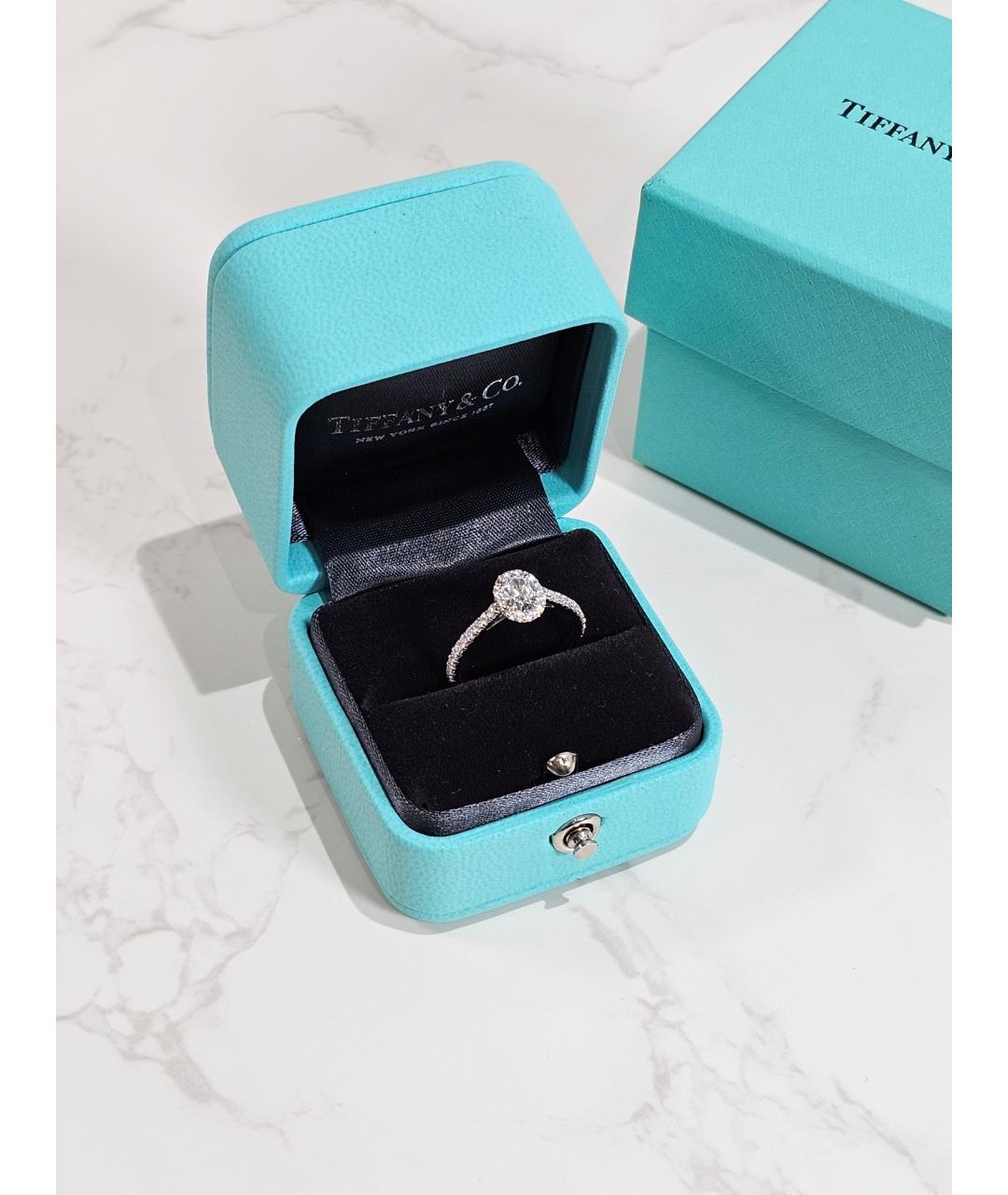 TIFFANY&CO Серебряное платиновое кольцо, фото 2
