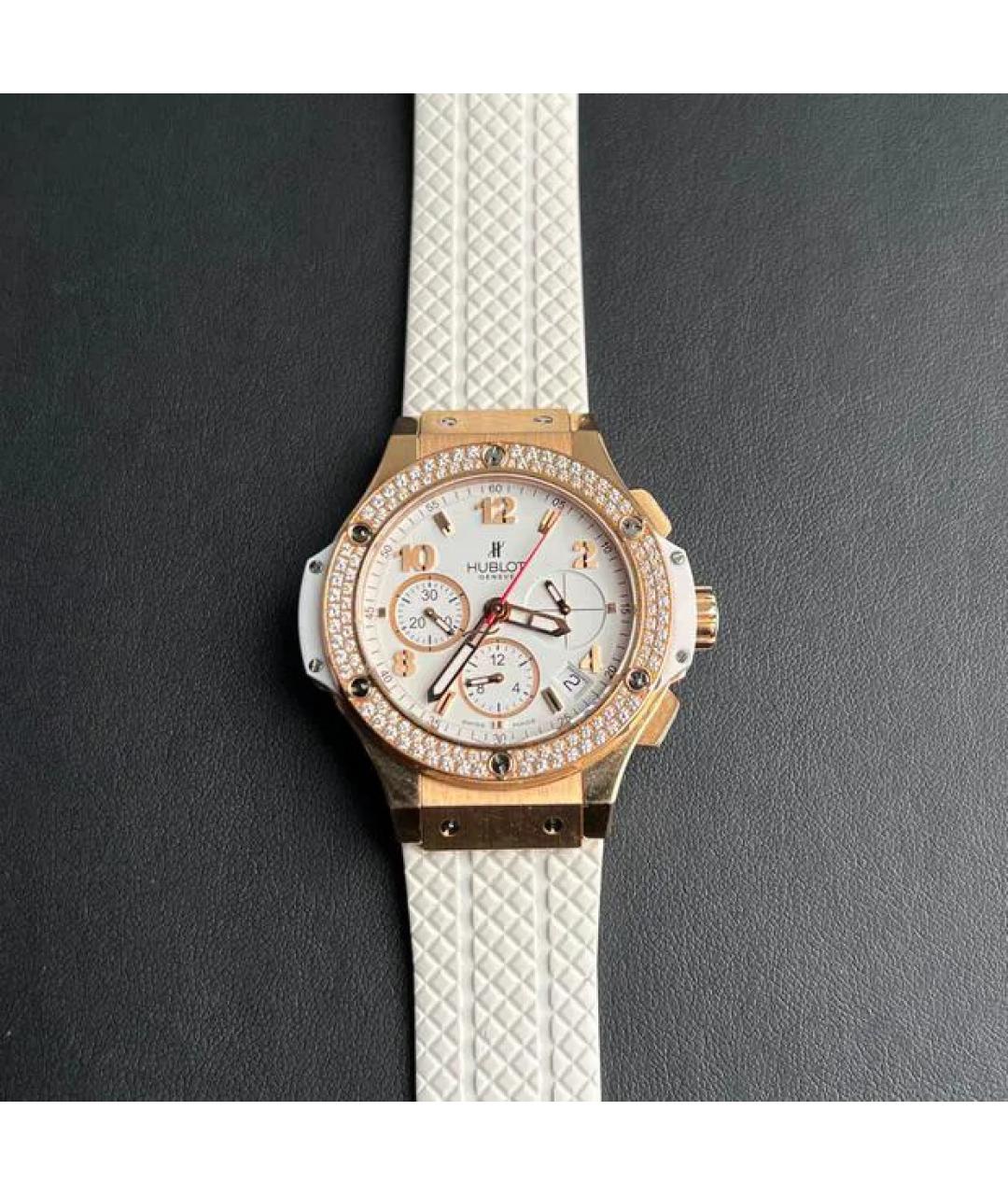 HUBLOT Белые часы из розового золота, фото 2