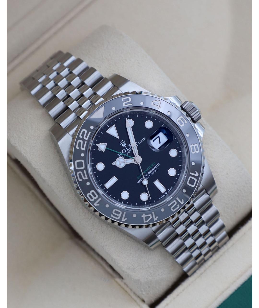 ROLEX Черные часы, фото 2