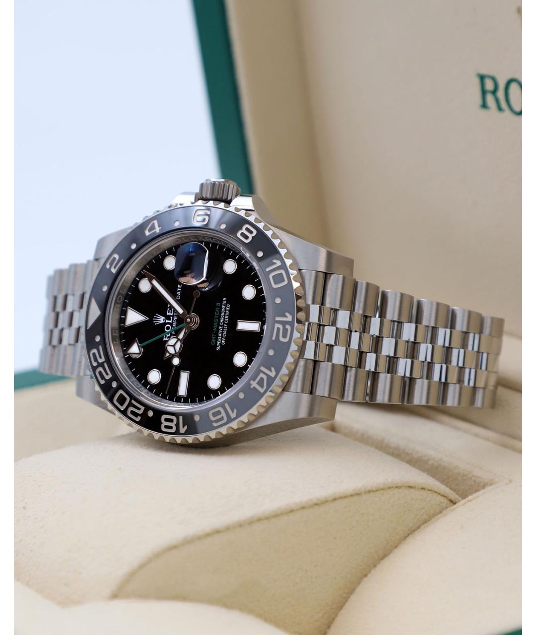 ROLEX Черные часы, фото 4