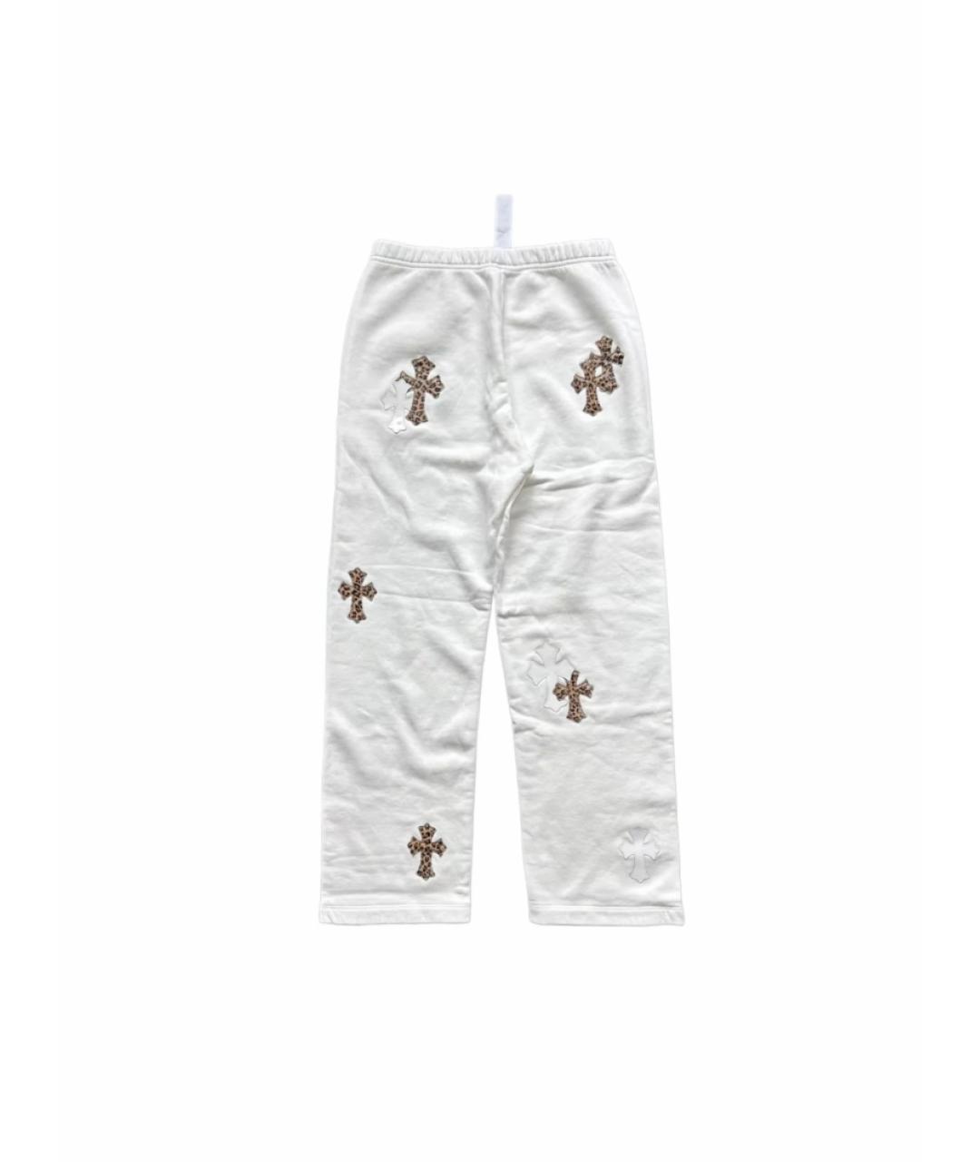 CHROME HEARTS Белые повседневные брюки, фото 3