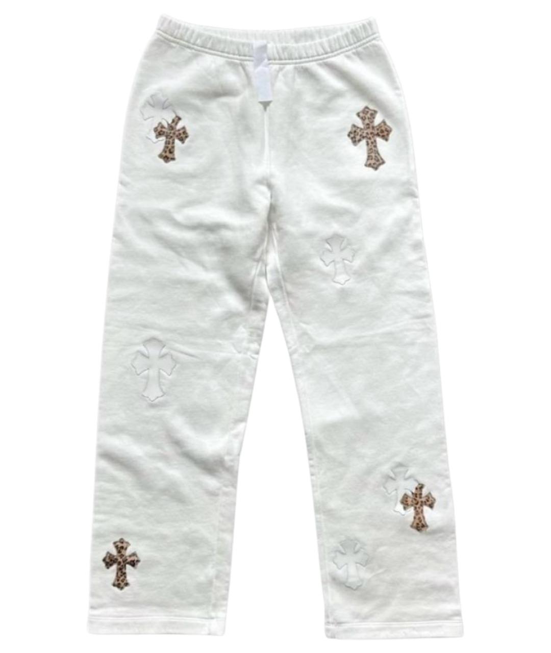 CHROME HEARTS Белые повседневные брюки, фото 1