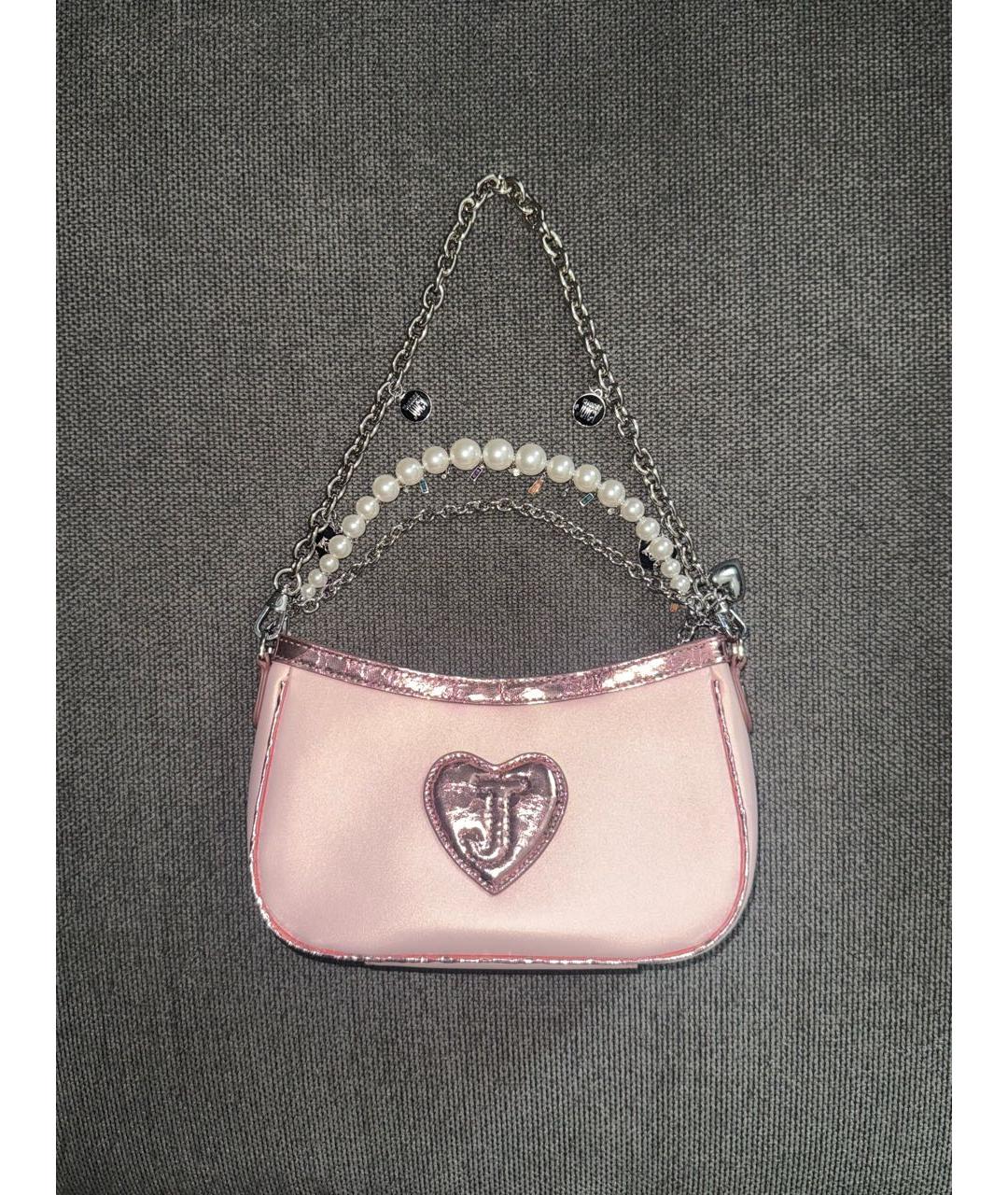 JUICY COUTURE Розовая сумка с короткими ручками, фото 4