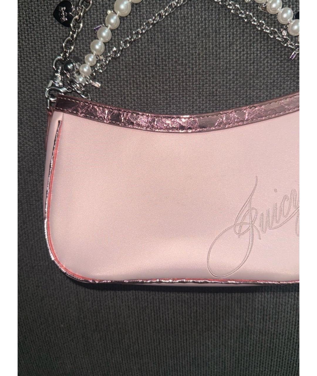 JUICY COUTURE Розовая сумка с короткими ручками, фото 5