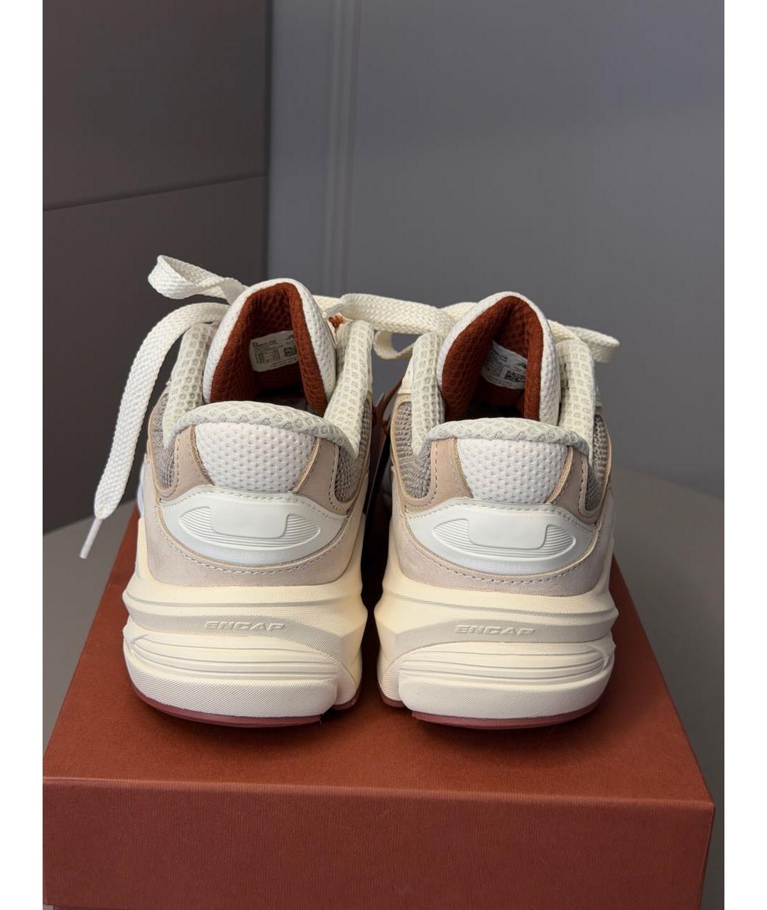 NEW BALANCE Бежевые замшевые высокие кроссовки / кеды, фото 4