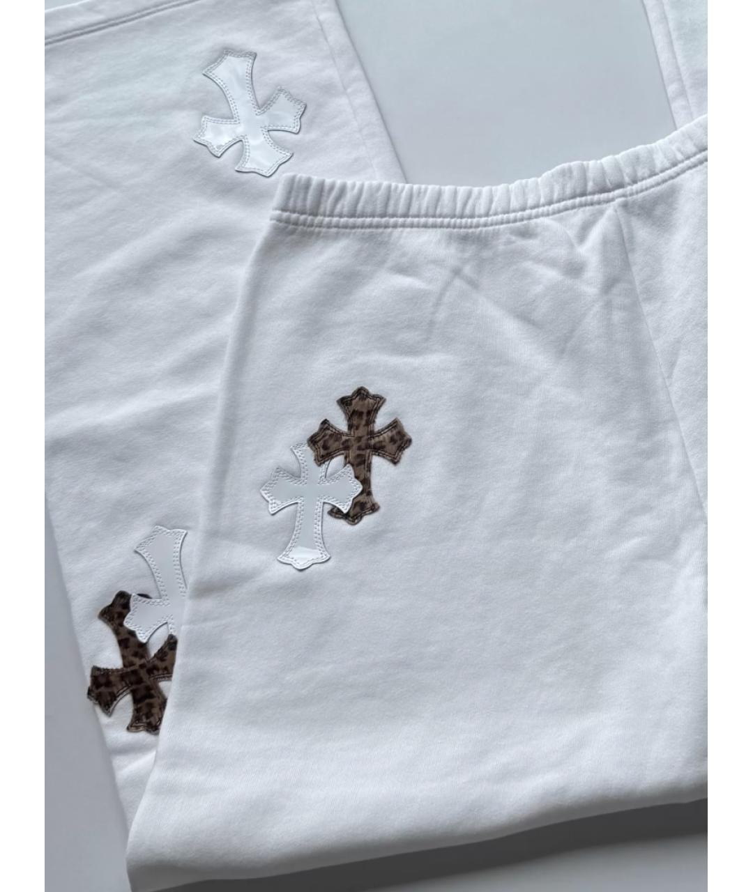 CHROME HEARTS Белые повседневные брюки, фото 3