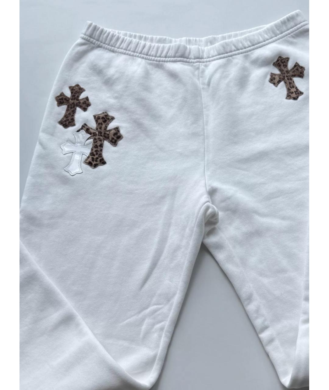 CHROME HEARTS Белые повседневные брюки, фото 4