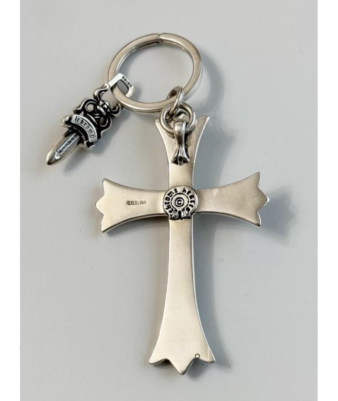 CHROME HEARTS Серебряный брелок, фото 2