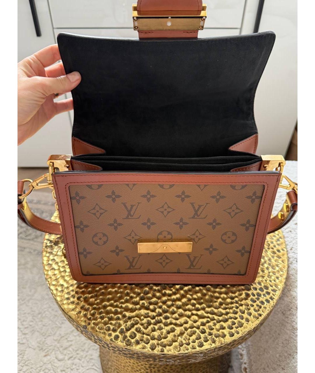 LOUIS VUITTON Коричневая сумка через плечо, фото 5