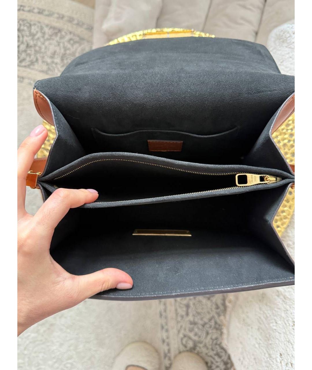 LOUIS VUITTON Коричневая сумка через плечо, фото 3