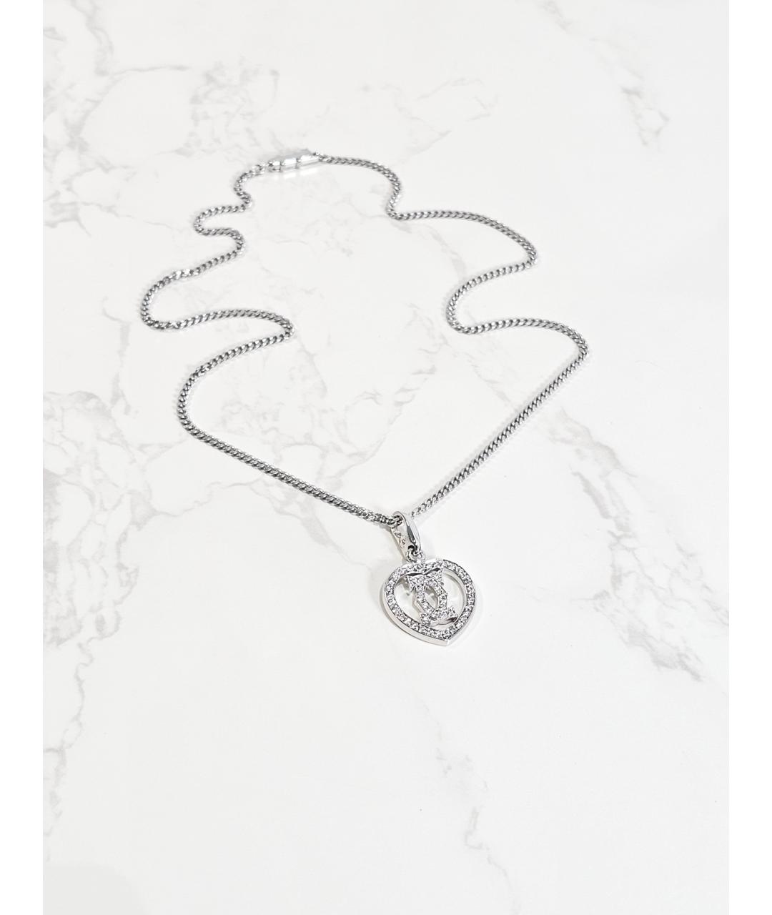 CARTIER Серебряное колье из белого золота, фото 3