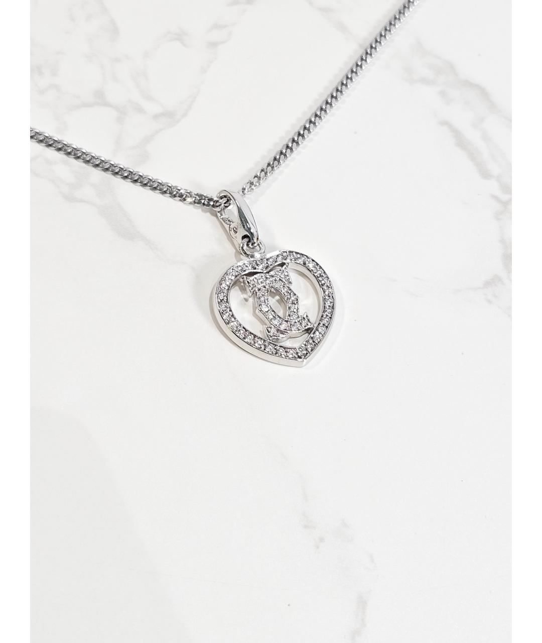 CARTIER Серебряное колье из белого золота, фото 2