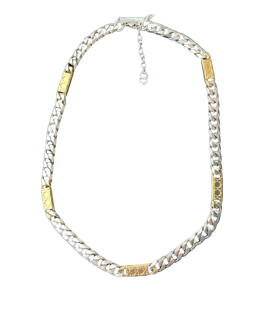 CHRISTIAN DIOR Серебряное колье, фото 1