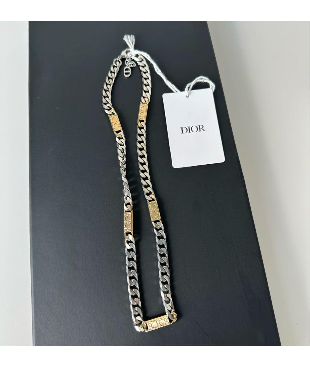 CHRISTIAN DIOR Серебряное колье, фото 7