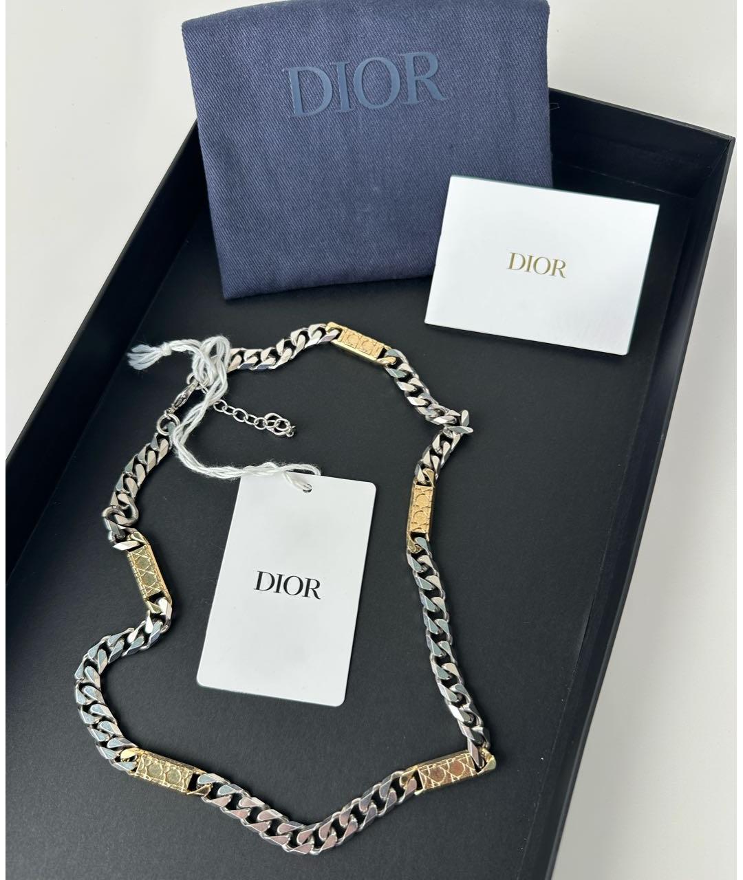 CHRISTIAN DIOR Серебряное колье, фото 3