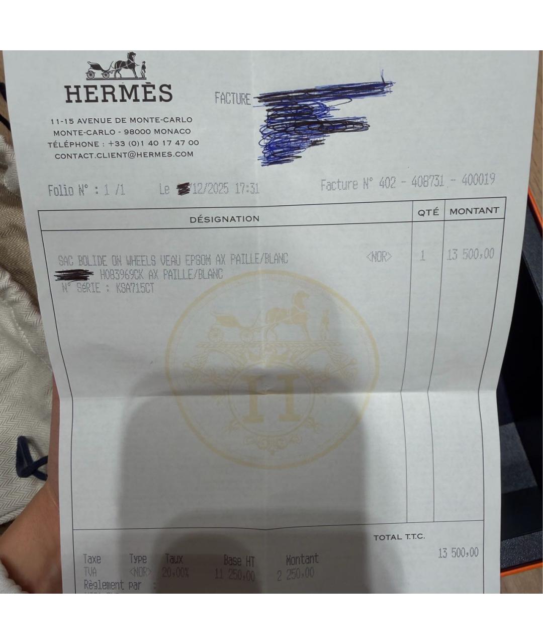 HERMES Желтая кожаная сумка с короткими ручками, фото 3