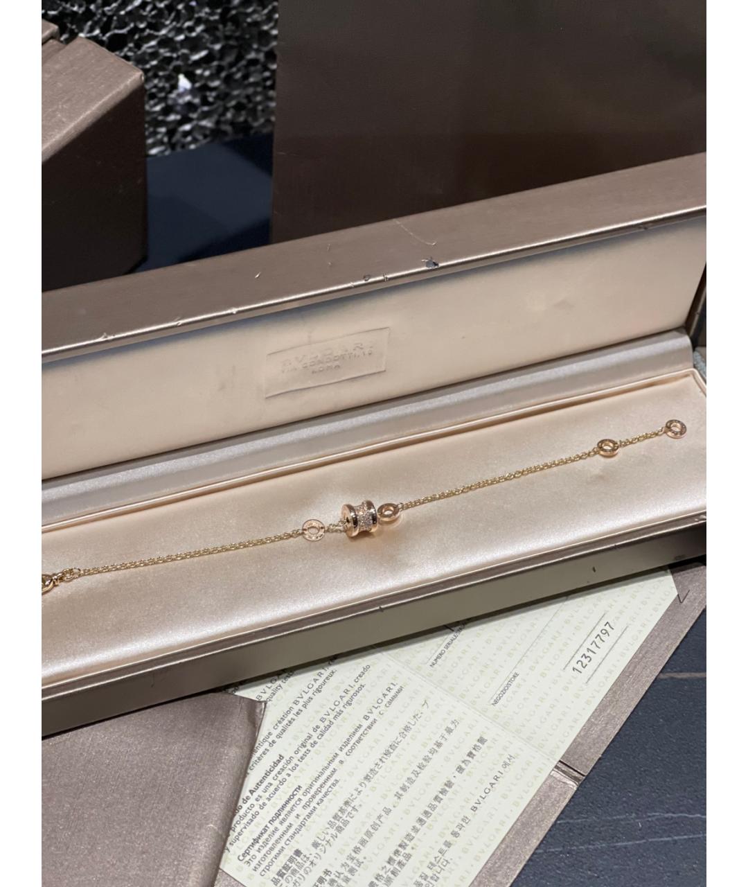 BVLGARI Золотой браслет из розового золота, фото 7