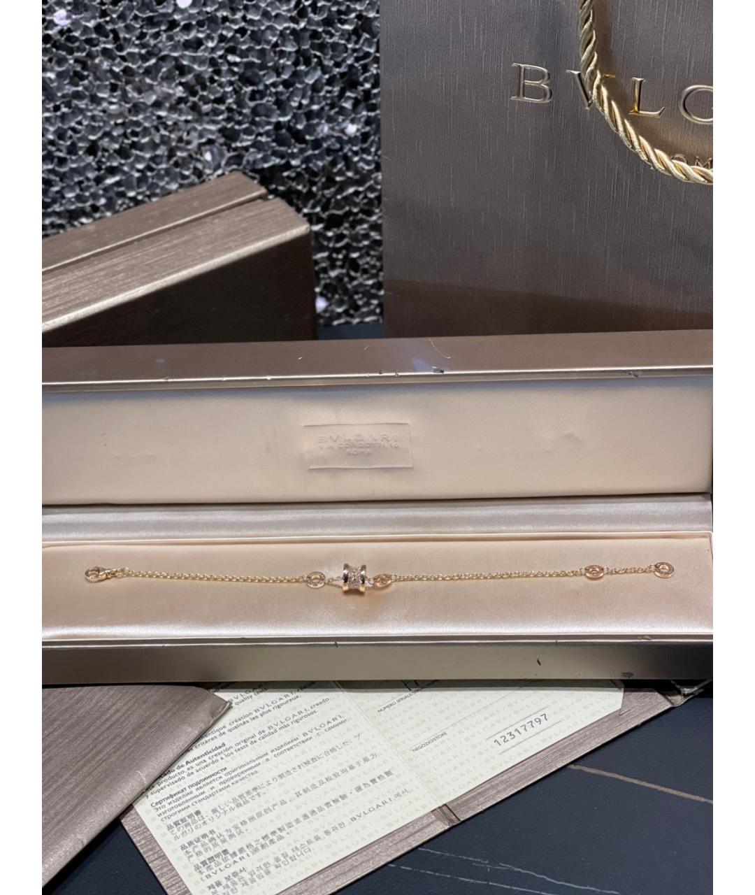 BVLGARI Золотой браслет из розового золота, фото 3