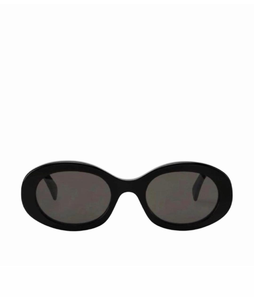 CELINE Черные пластиковые солнцезащитные очки, фото 3