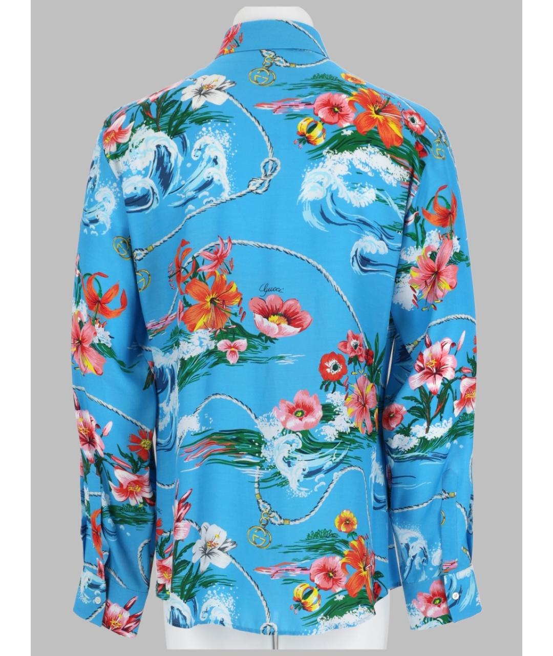 GUCCI Голубая кэжуал рубашка, фото 2