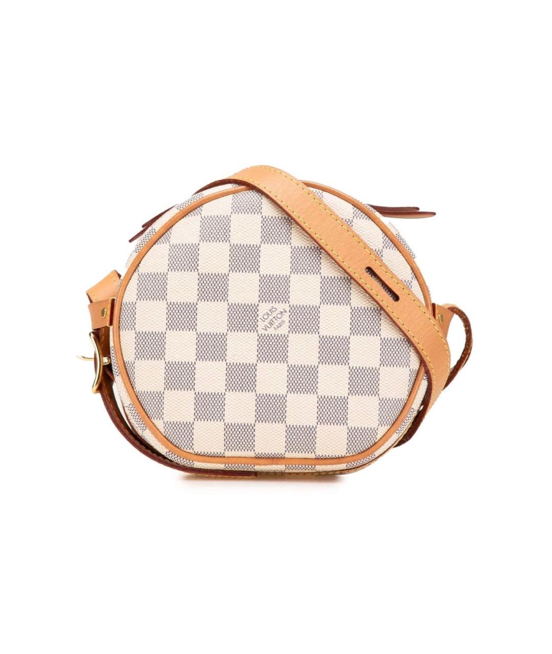 LOUIS VUITTON Белая сумка через плечо, фото 9