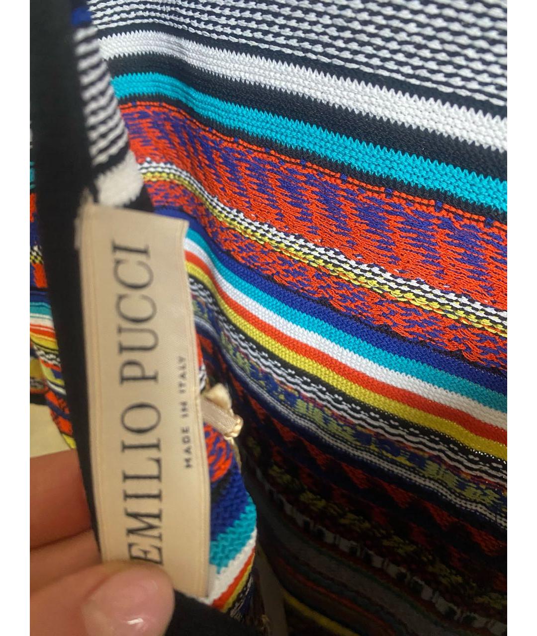 EMILIO PUCCI Мульти вискозное платье, фото 4