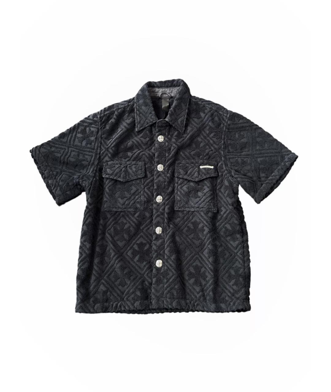 CHROME HEARTS Черная кэжуал рубашка, фото 4