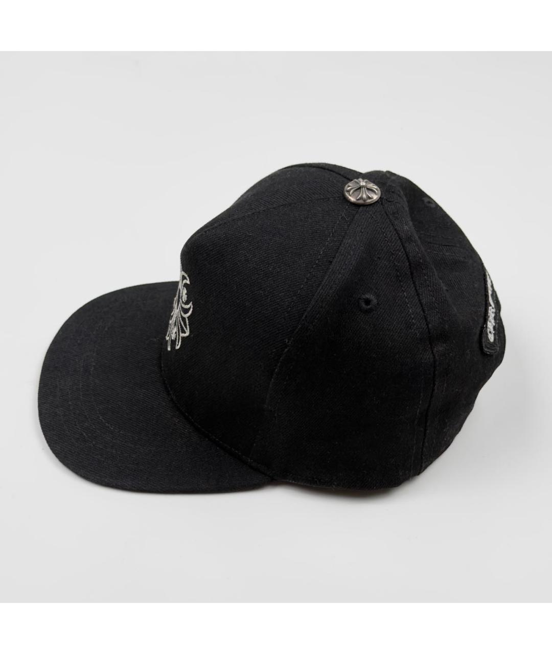 CHROME HEARTS Черная хлопковая кепка/бейсболка, фото 5