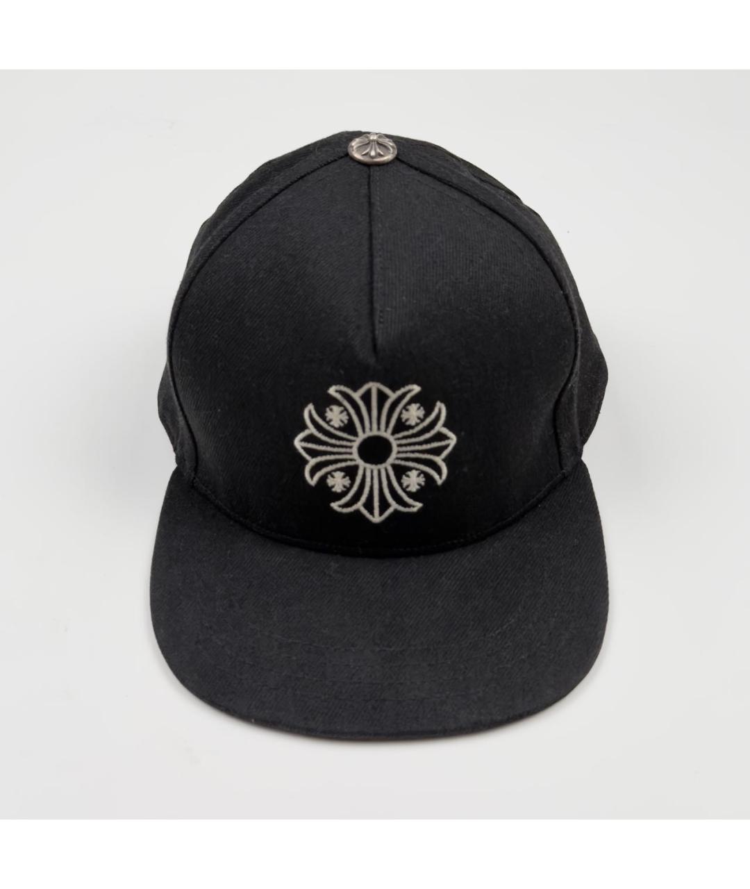 CHROME HEARTS Черная хлопковая кепка/бейсболка, фото 7