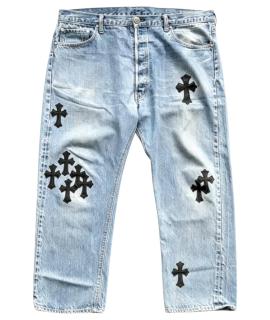CHROME HEARTS Прямые джинсы