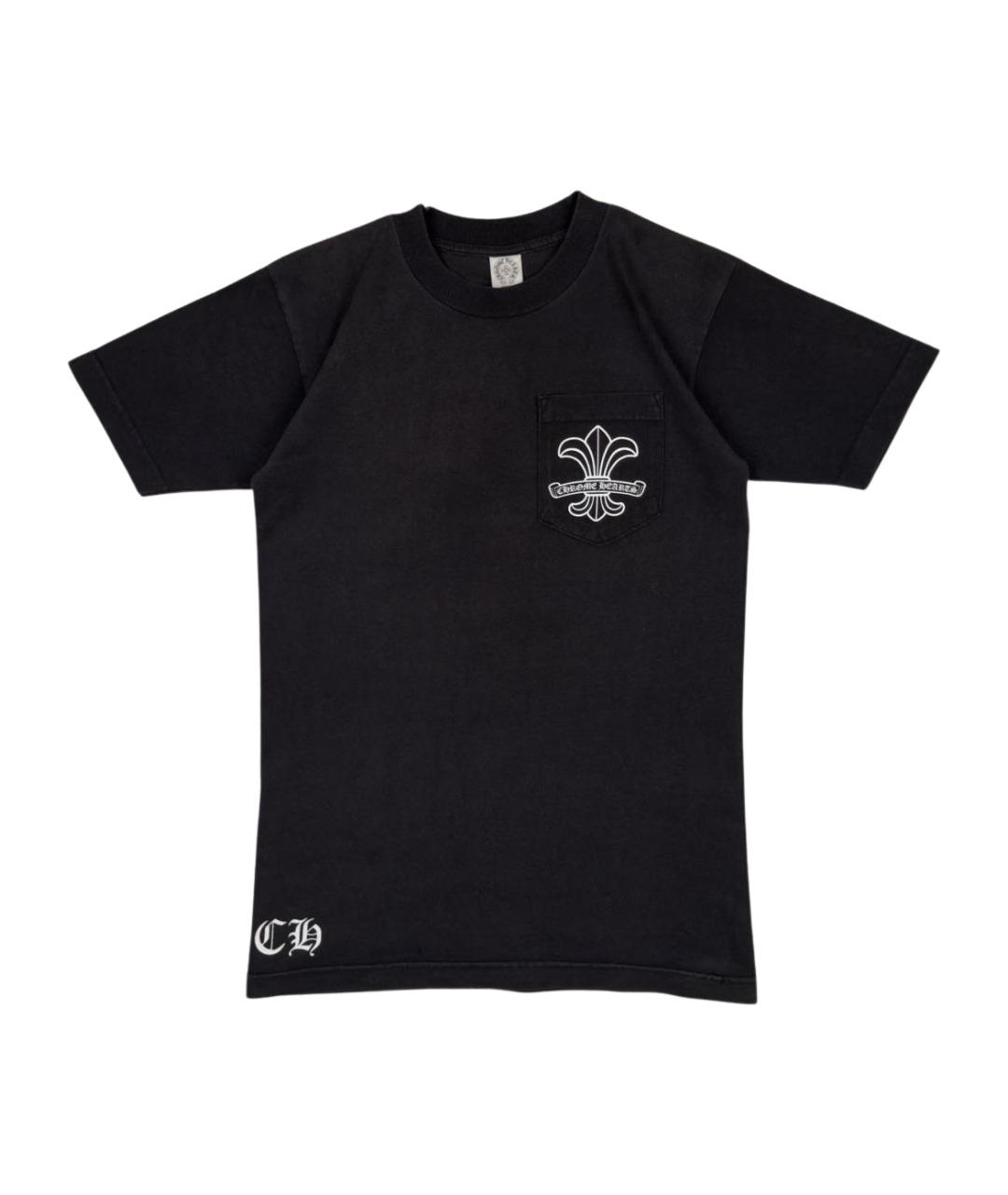 CHROME HEARTS Черная хлопковая футболка, фото 1