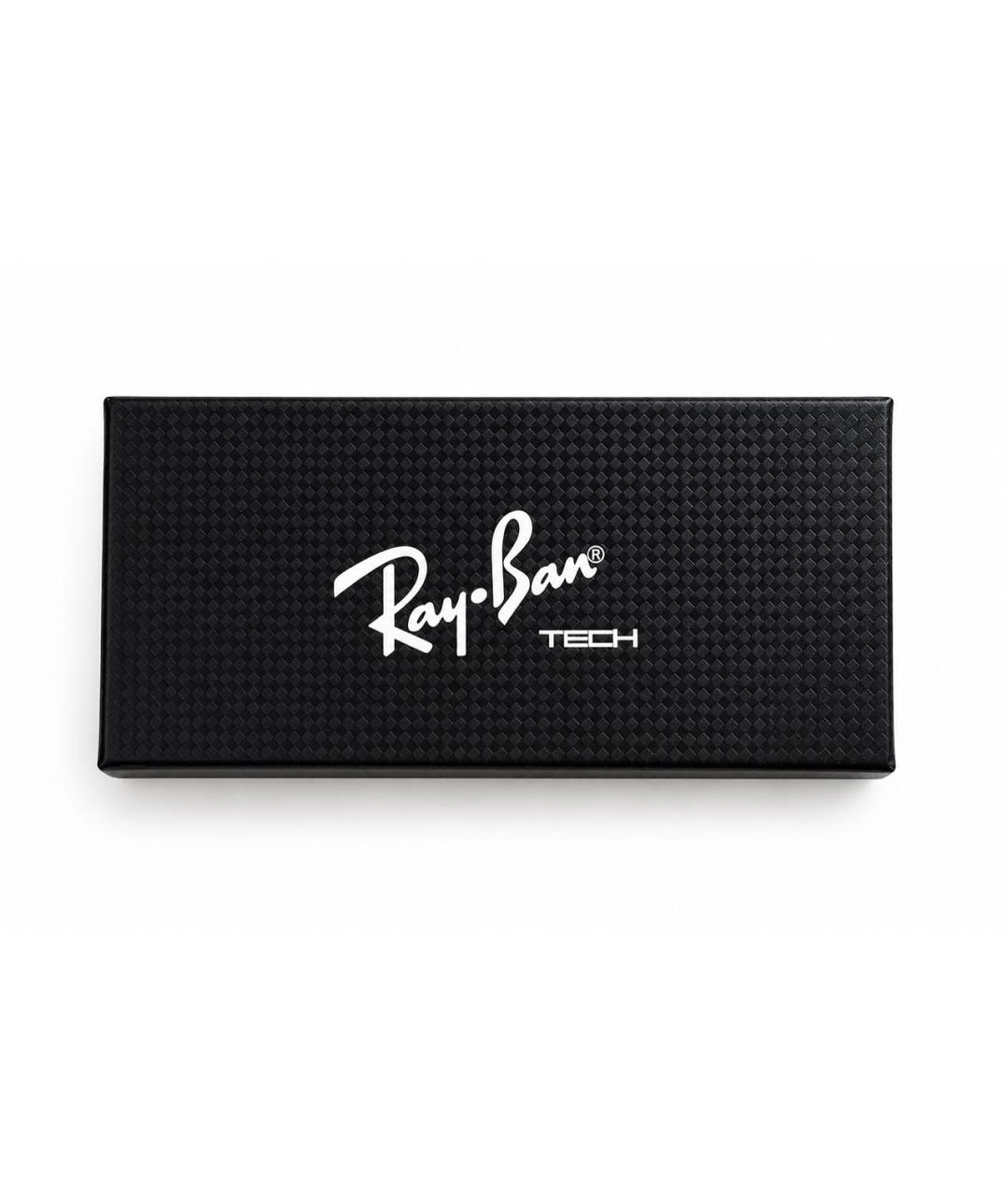 RAY BAN Золотые металлические солнцезащитные очки, фото 4