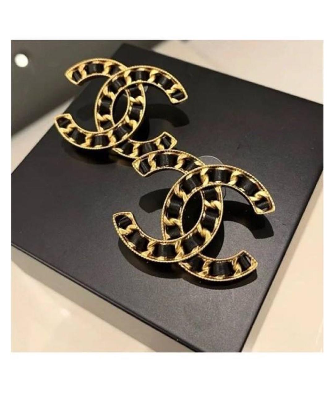 CHANEL Золотые серьги, фото 7