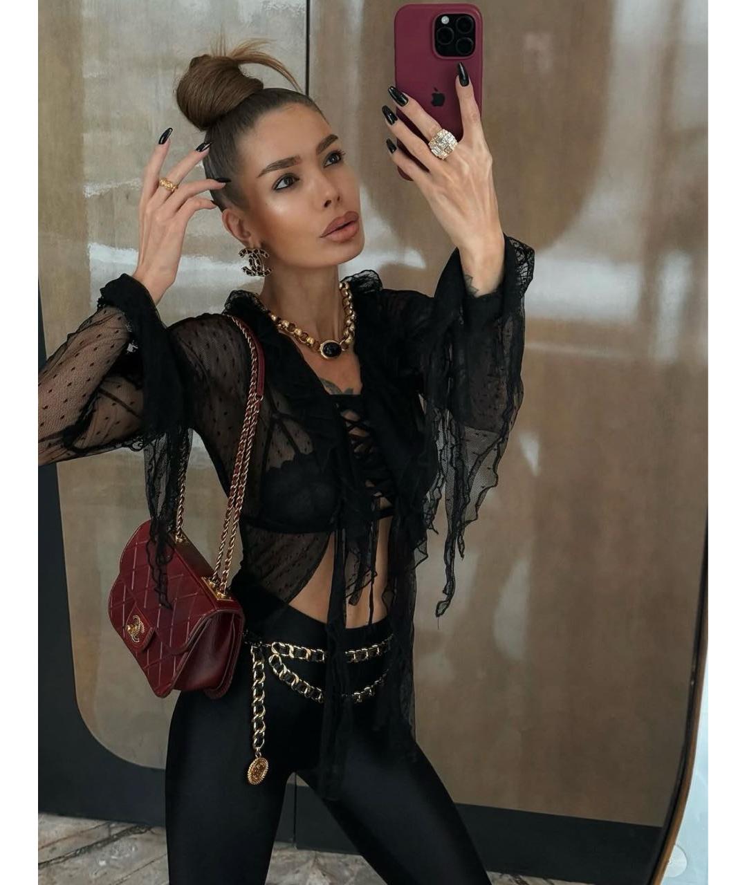 CHANEL Золотые серьги, фото 8