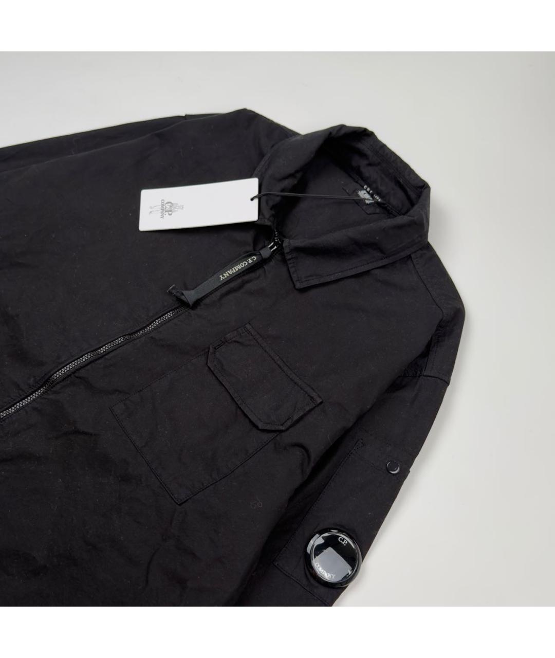 CP COMPANY Черная хлопковая кэжуал рубашка, фото 3