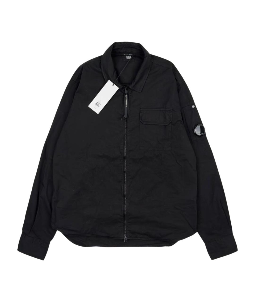 CP COMPANY Черная хлопковая кэжуал рубашка, фото 1