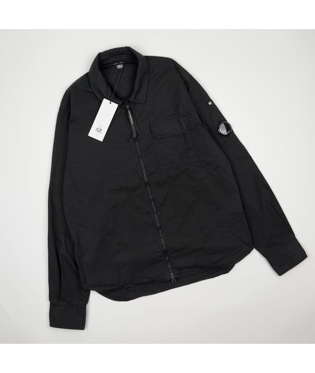 CP COMPANY Черная хлопковая кэжуал рубашка, фото 6