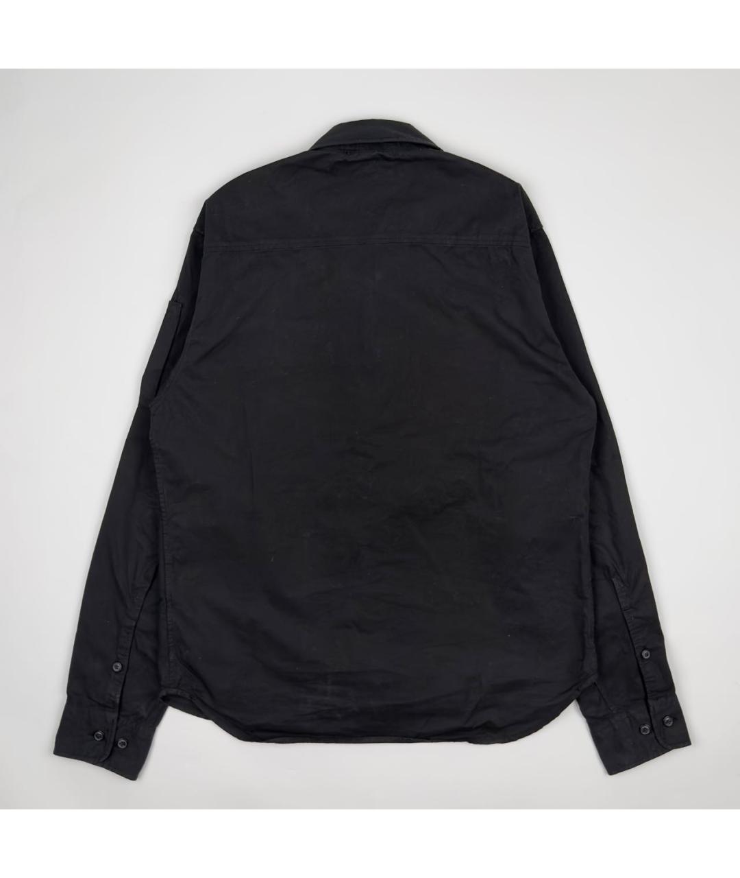 CP COMPANY Черная хлопковая кэжуал рубашка, фото 2