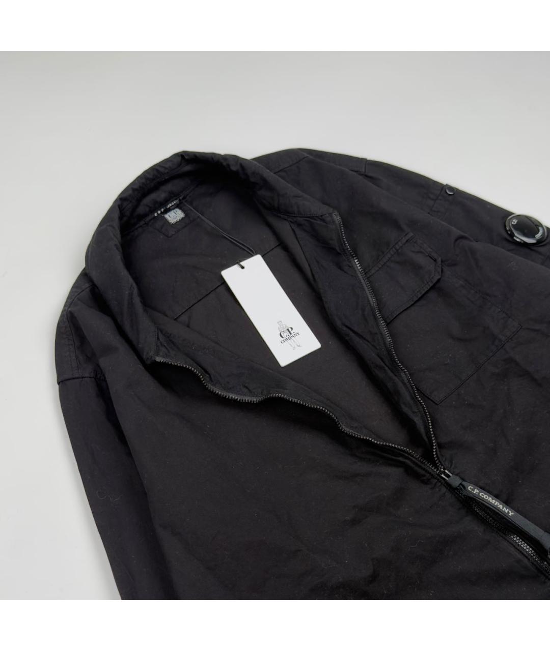 CP COMPANY Черная хлопковая кэжуал рубашка, фото 4